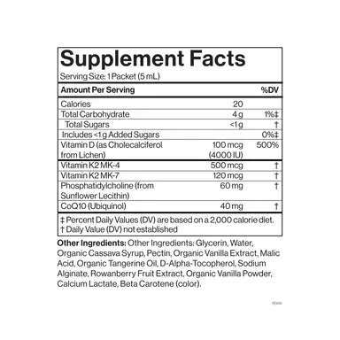 Liposomal Vitamin D3 + K2 + CoQ10 — 1 Month Supply thumbnail 7